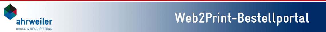 Web2Print Bestellportal Ahrweiler